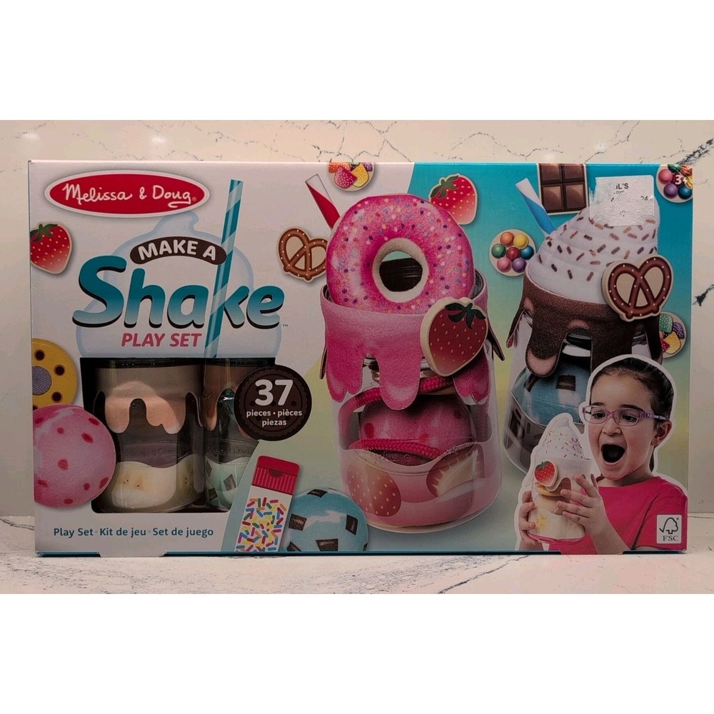 Melissa & Doug Make a Shake 278 Pcs Ice Cream Play Set Brand New‎
